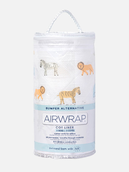 Airwrap breathable cot clearance bumper