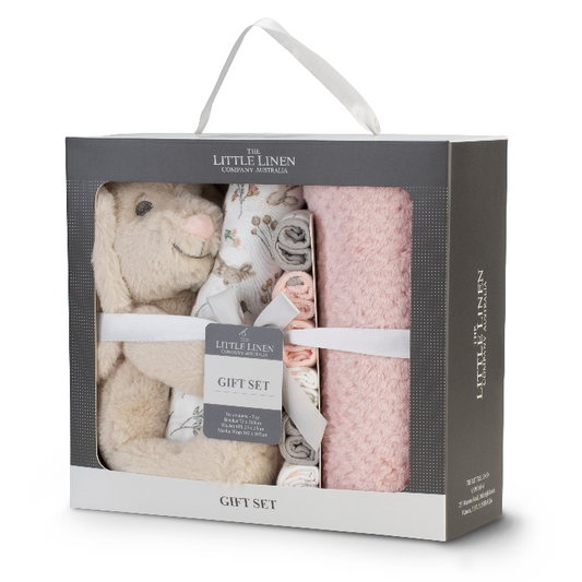 Little Linen Boxed Gift Set - Harvest Bunny