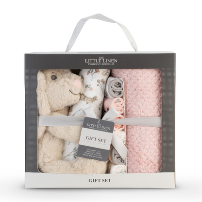 Little Linen Boxed Gift Set - Harvest Bunny