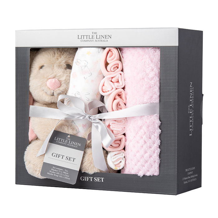 Little Linen Boxed Gift Set - Ballerina Bunny