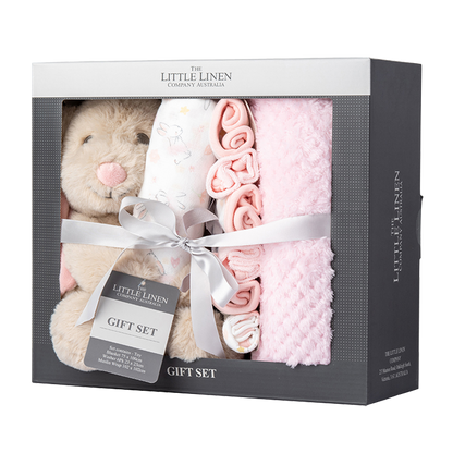 Little Linen Boxed Gift Set - Ballerina Bunny