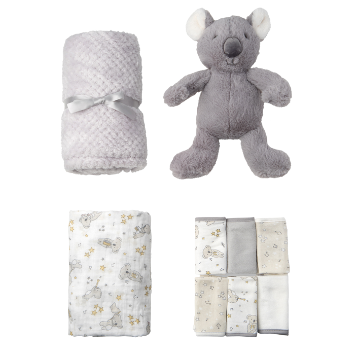 Little Linen Boxed Gift Set - Cheeky Koala