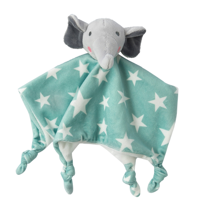 Little Linen Comforter Toy - Elephant Star