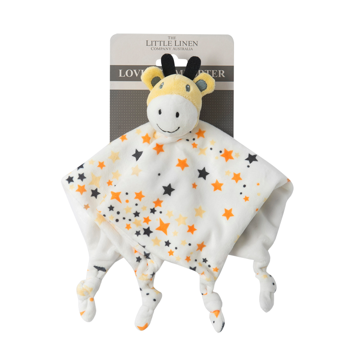 Little Linen Comforter Toy - Giraffe Star