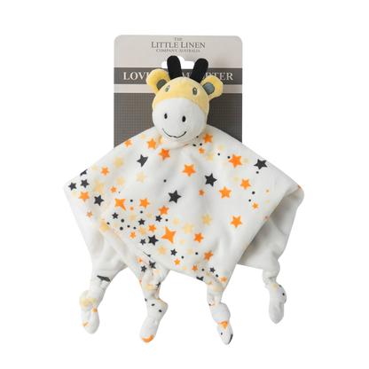 Little Linen Comforter Toy - Giraffe Star