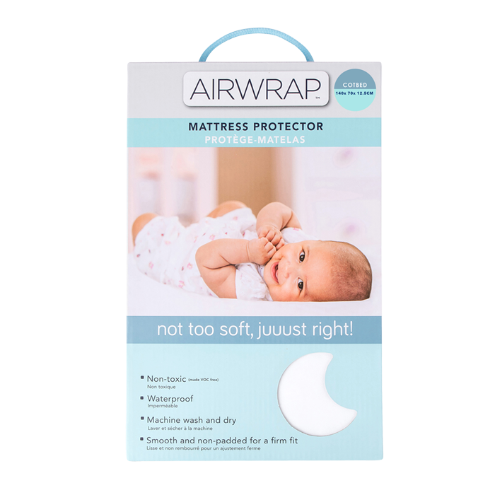 Airwrap™ Cotbed Mattress Protector