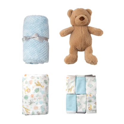 Little Linen Boxed Gift Set - Safari Bear