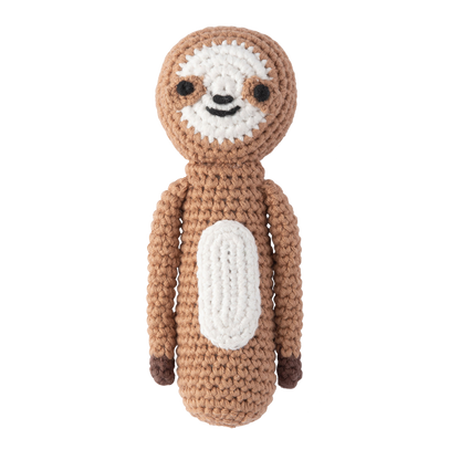 Weegoamigo Crochet Rattle - Sleepy Sloth