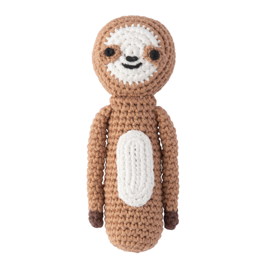 Weegoamigo Crochet Rattle - Sleepy Sloth