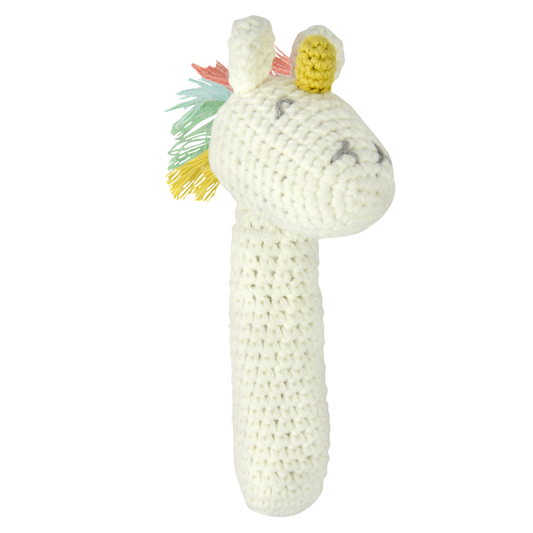 Weegoamigo Crochet Rattle - Twinkle Twinkle Unicorn