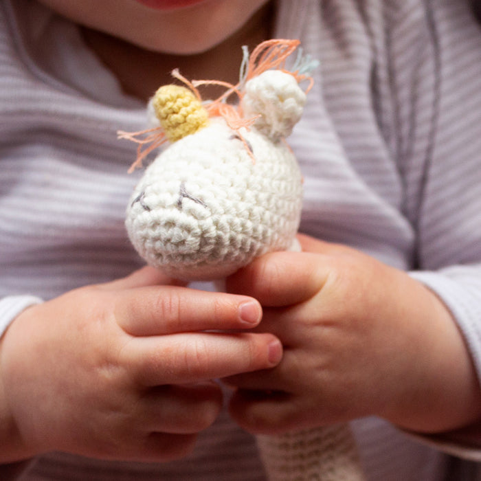 Weegoamigo Crochet Rattle - Twinkle Twinkle Unicorn